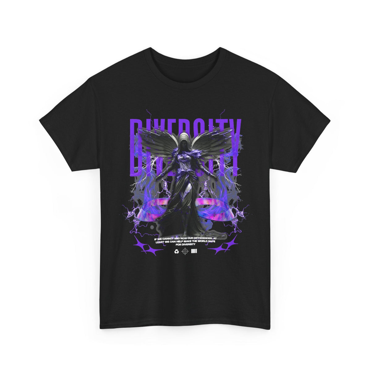 Divinity Angel T-Shirt – Gothic Streetwear Grafik-T-Shirt