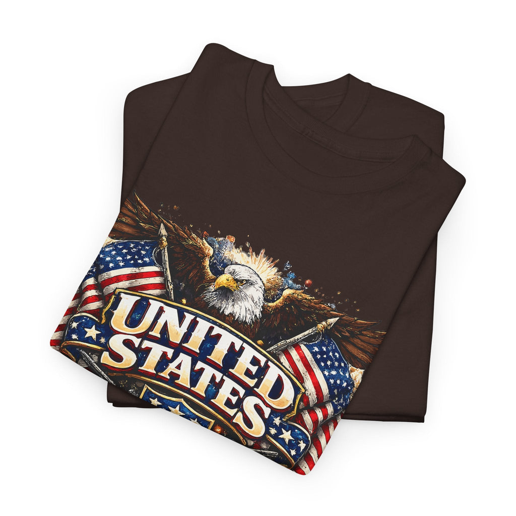 USA Patriotisch T-Shirt – US-Adler & Flagge Grafik-T-Shirt