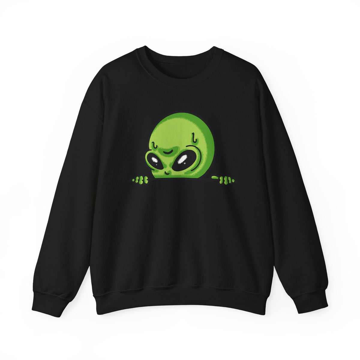 Alien Peeking Sweatshirt – Sweatshirt von Kalabula