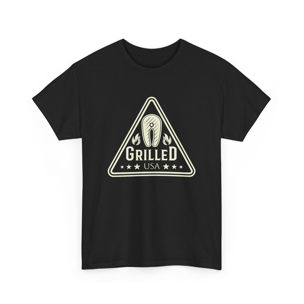 USA BBQ T-Shirt – Vintage Barbecue & Grilled Steak Grafik-T-Shirt