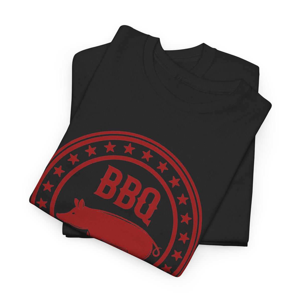 BBQ Pig T-Shirt – Vintage Red Barbecue & Grill Grafik-T-Shirt