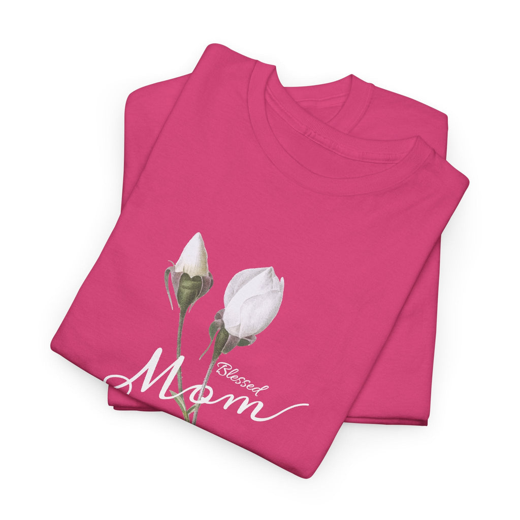Mom Floral T-Shirt – Minimalistisches Damen-Baumwollshirt Grafik-T-Shirt