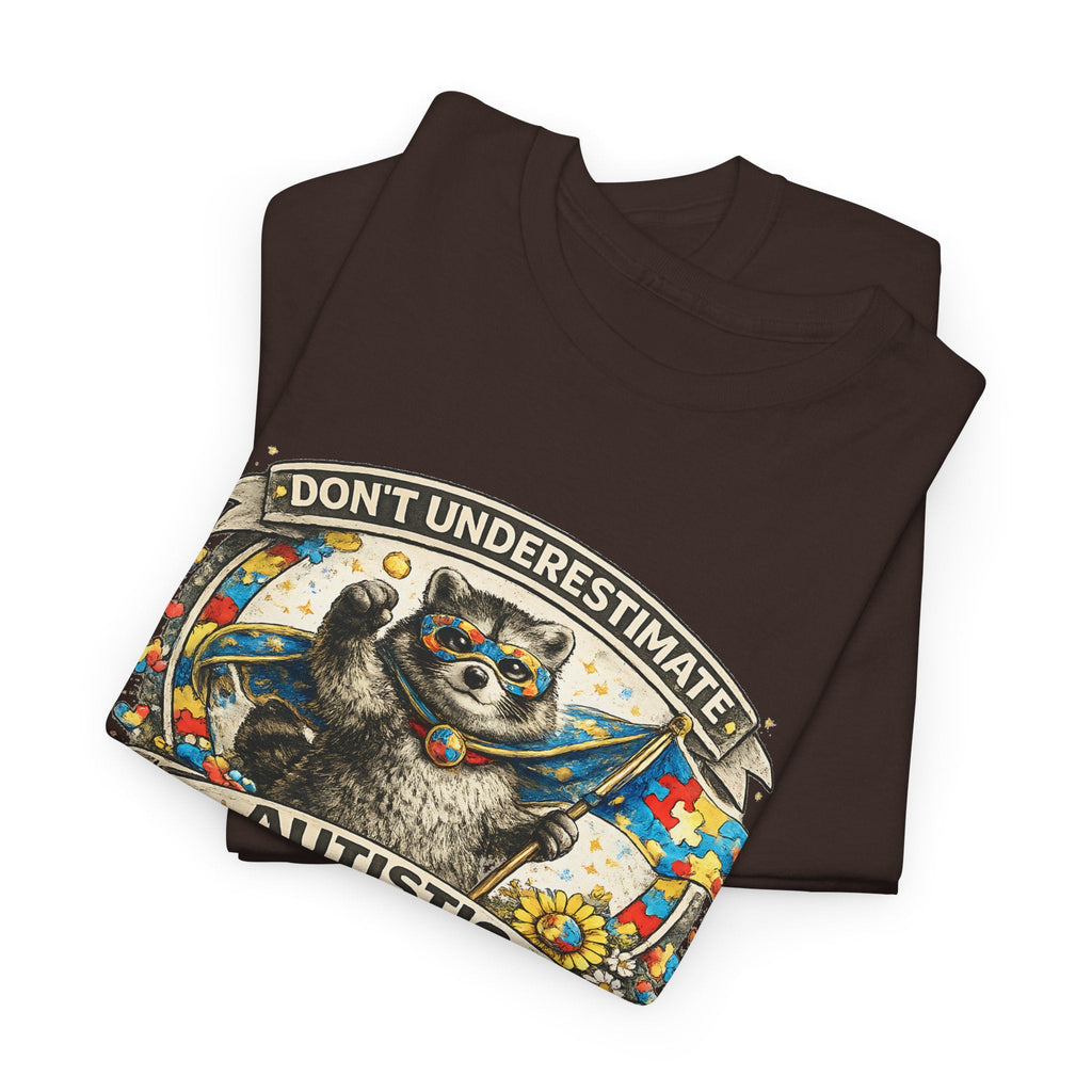 Autism Superpowers T-Shirt – „Unterschätze Autismus nicht“ Grafik-T-Shirt