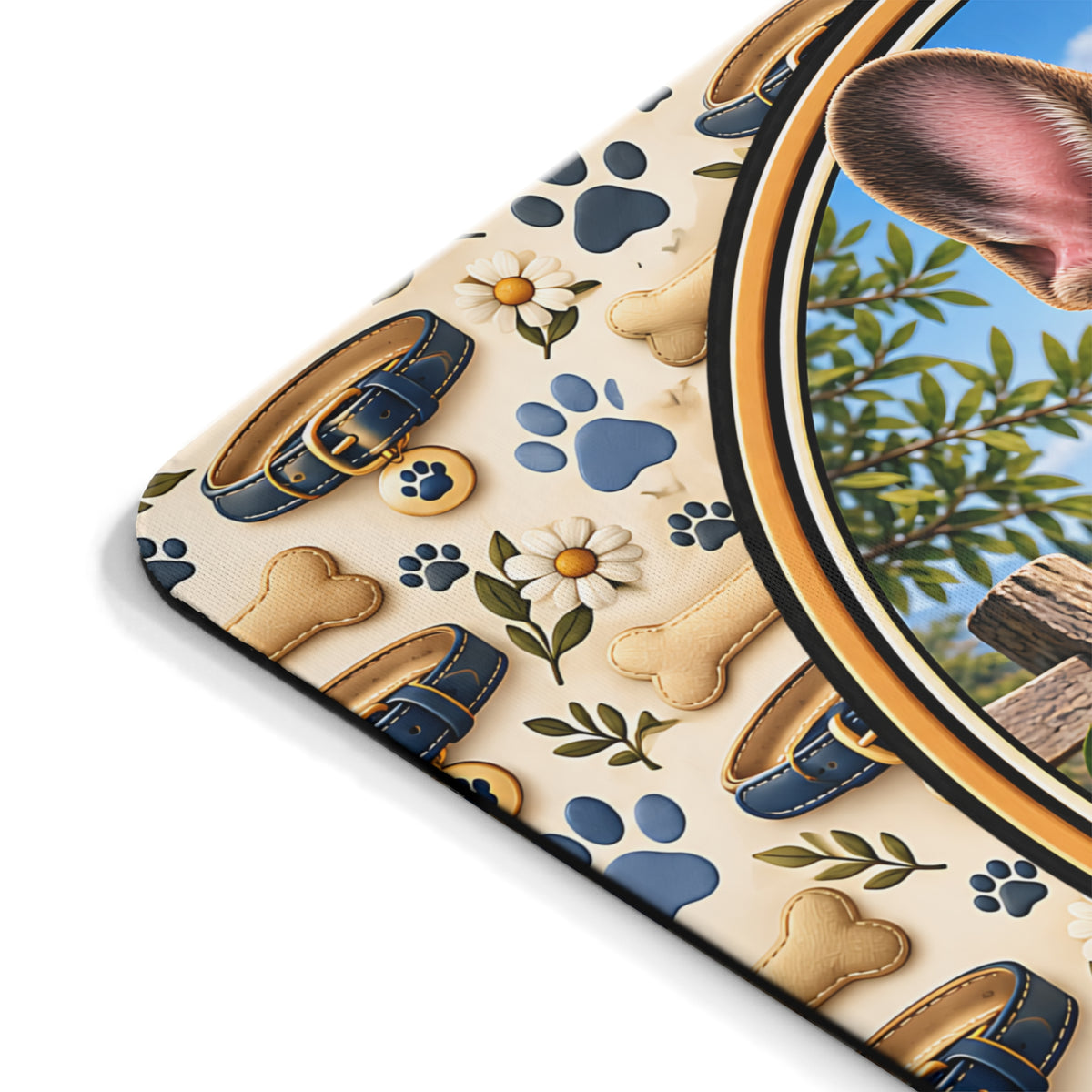Personalisiertes Französische-Bulldogge-Mousepad mit Name