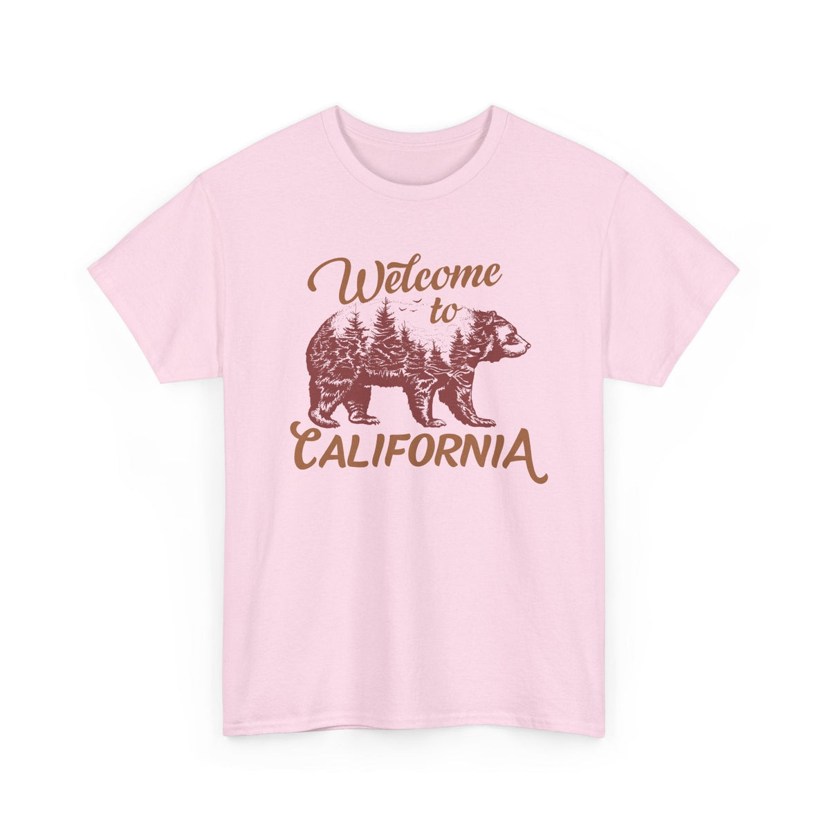 Welcome to California T-Shirt – Vintage Kalifornien-Bär Grafik-T-Shirt