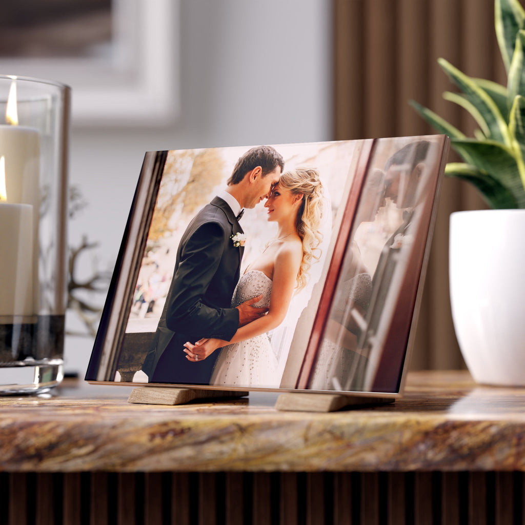 Personalisierte Hochzeits-Fototafel – Erinnerungsstück 20 × 25 cm