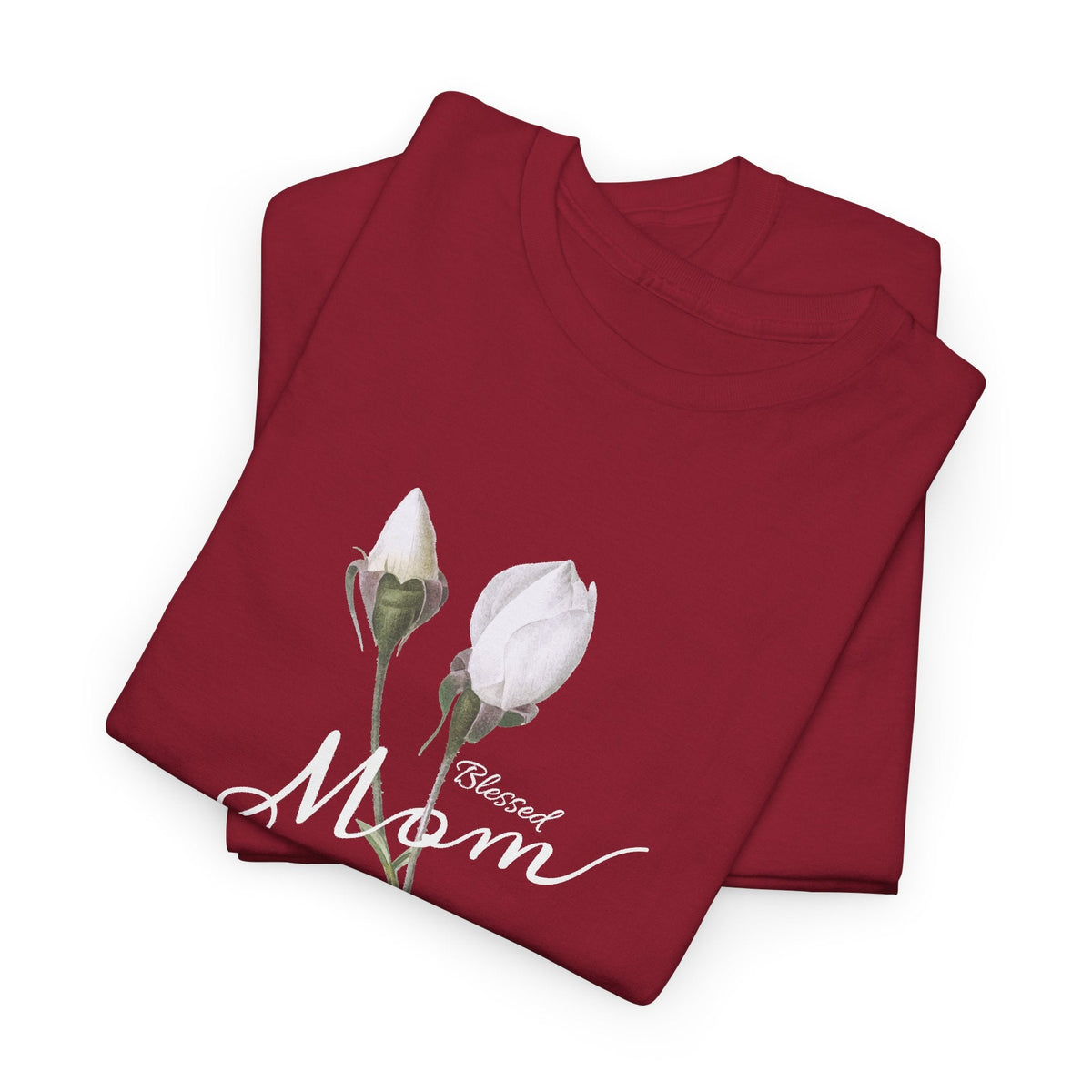 Mom Floral T-Shirt – Minimalistisches Damen-Baumwollshirt Grafik-T-Shirt