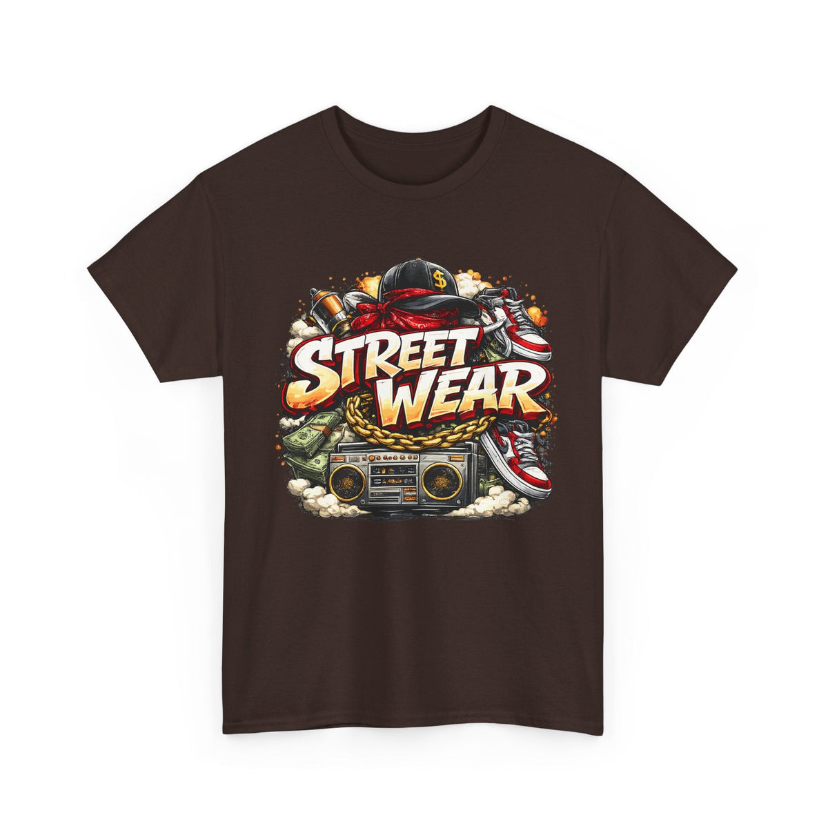 Urban Streetwear T-Shirt – Hip-Hop City Grafik-T-Shirt