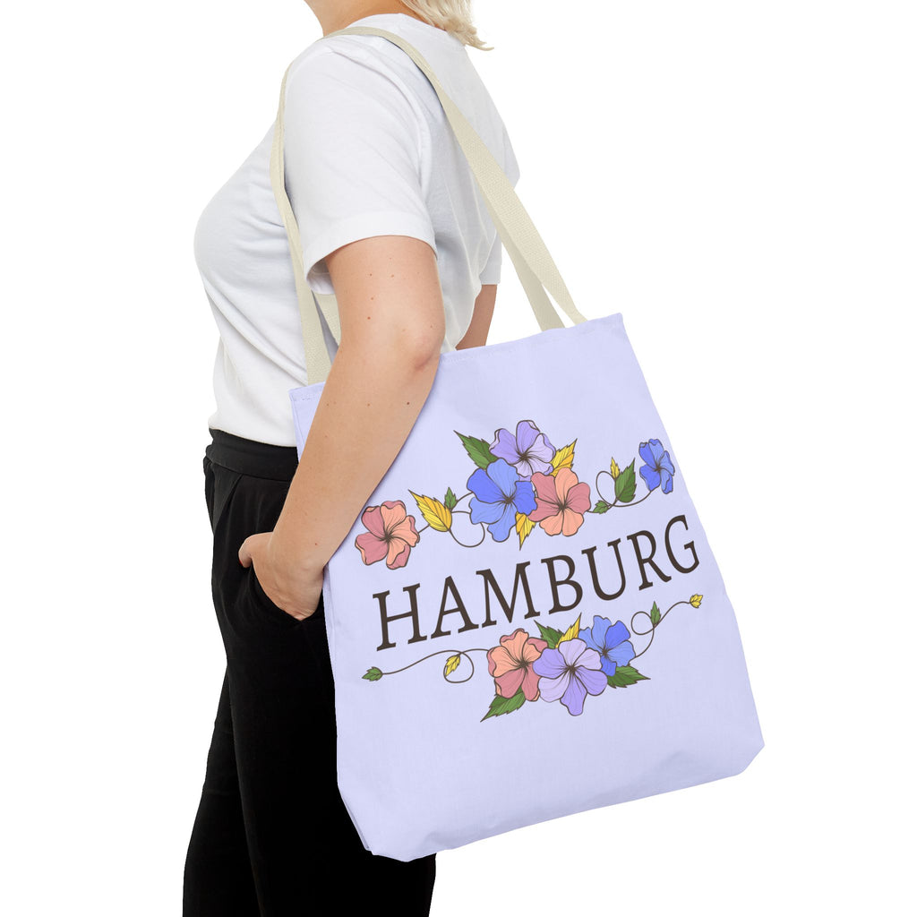 Hamburg Stofftasche – Florales City Design