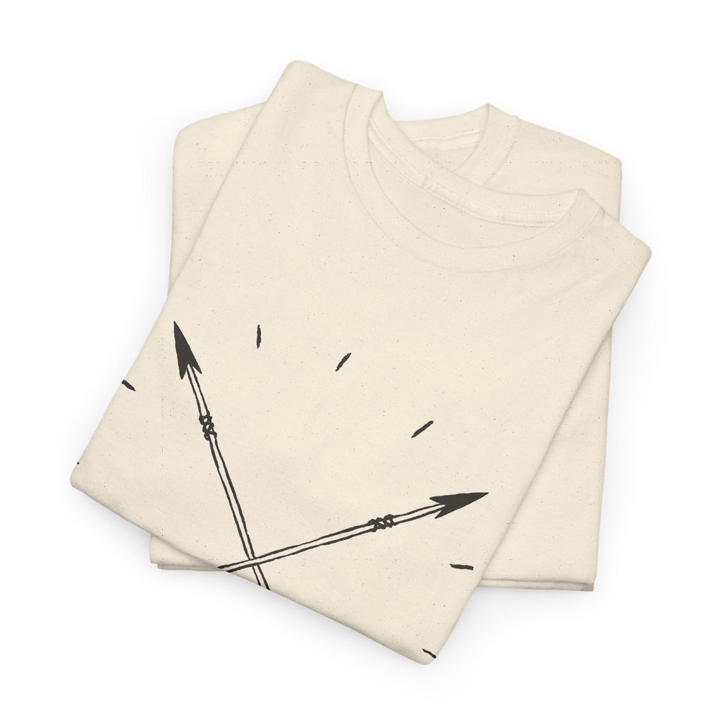 Crossed Arrows T-Shirt – Minimal Boho Outdoor & Abenteuer Grafik-T-Shirt