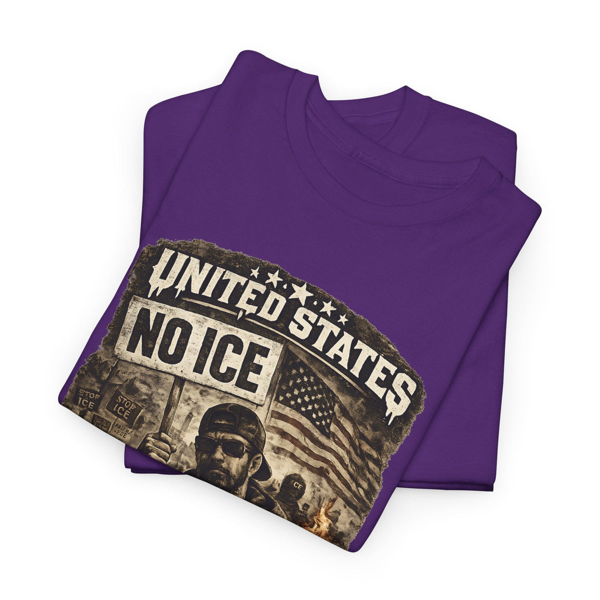 No ICE T-Shirt – USA Statement Streetwear Grafik-T-Shirt