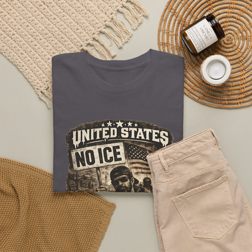 No ICE T-Shirt – USA Statement Streetwear Grafik-T-Shirt