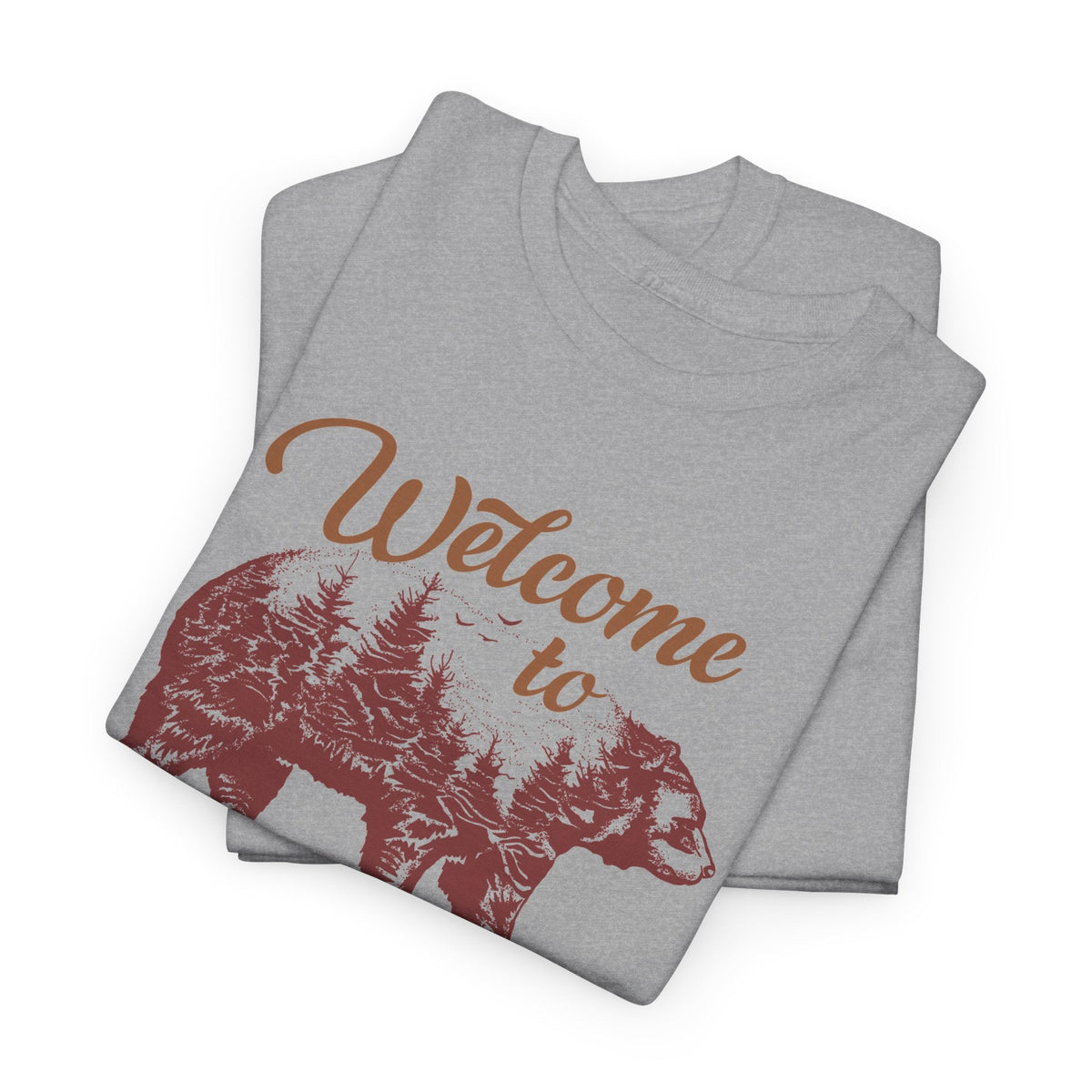 Welcome to California T-Shirt – Vintage Kalifornien-Bär Grafik-T-Shirt