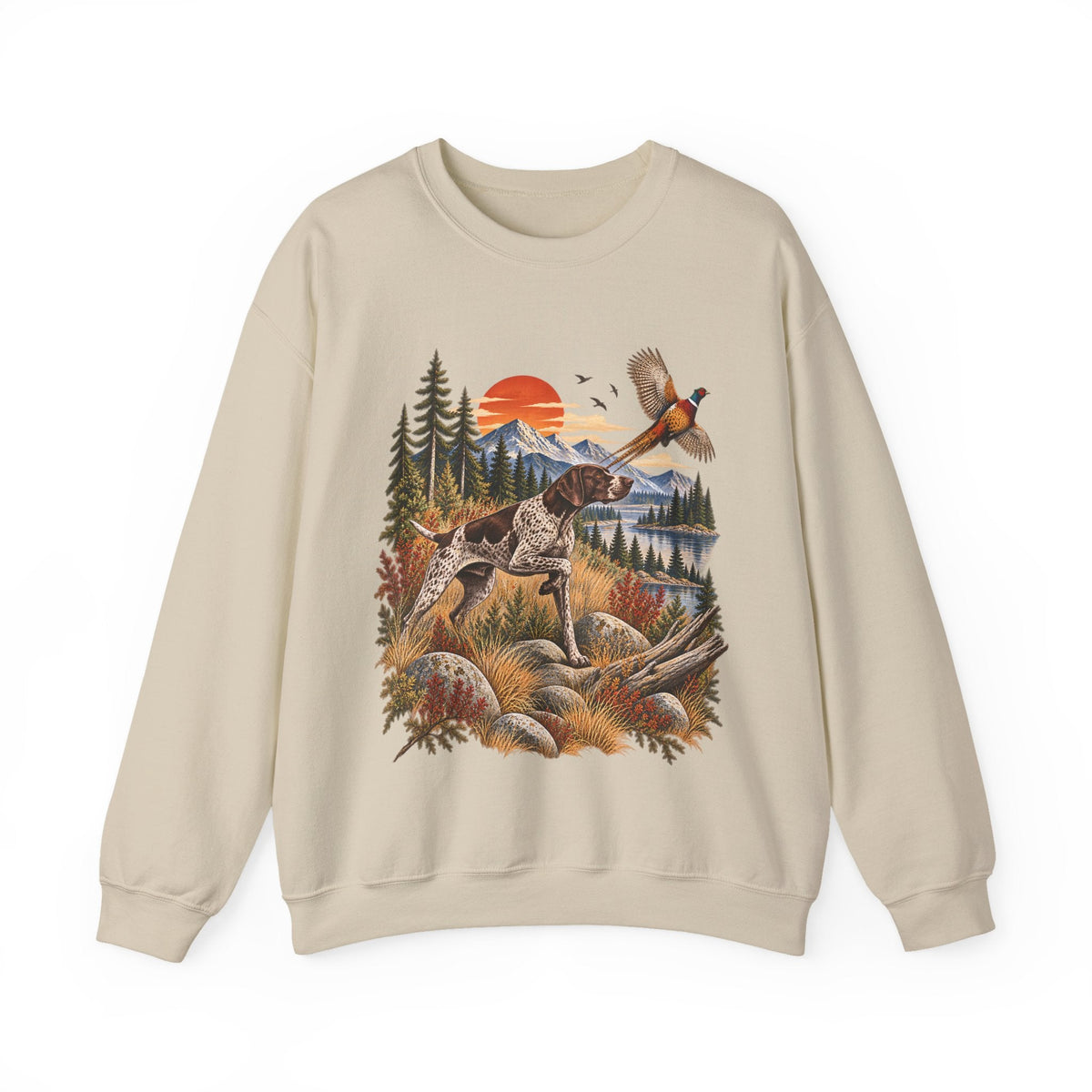 Jagdhund & Fasan Sweatshirt – Sweatshirt von Kalabula