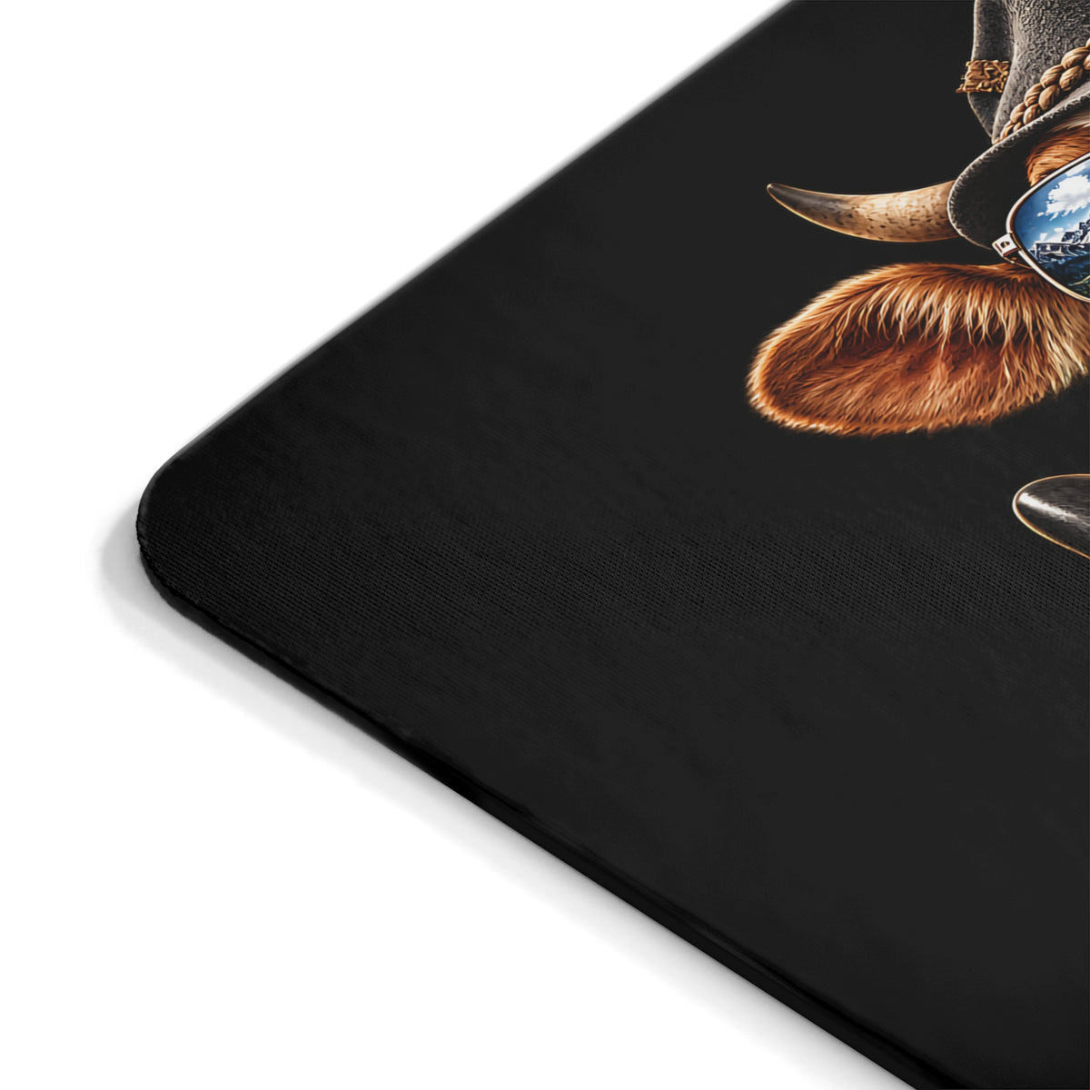 Moin Mousepad – Lustige Kuh mit Bier