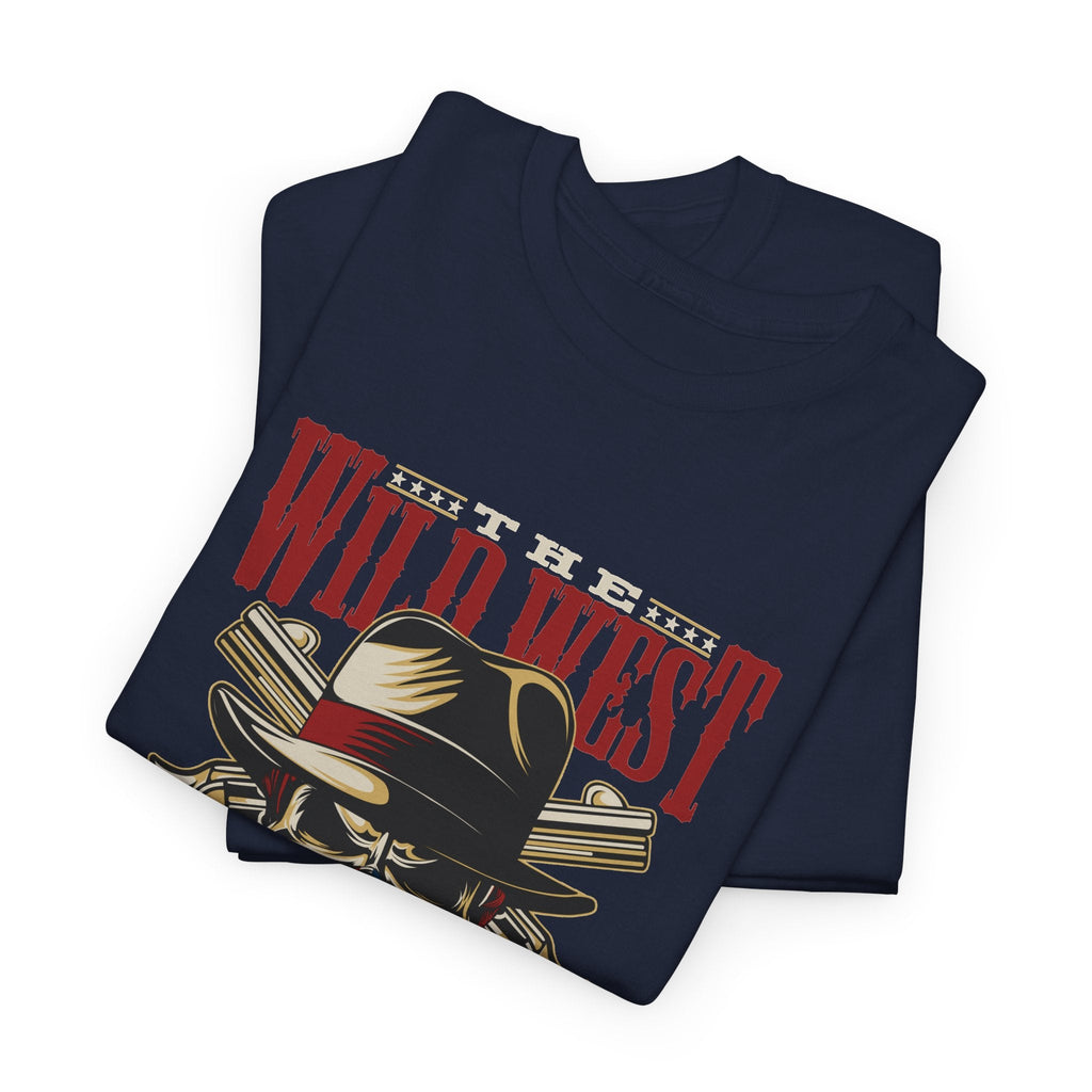 Wild West American Legend T-Shirt – Cowboy-Totenkopf Vintage Western T-Shirt