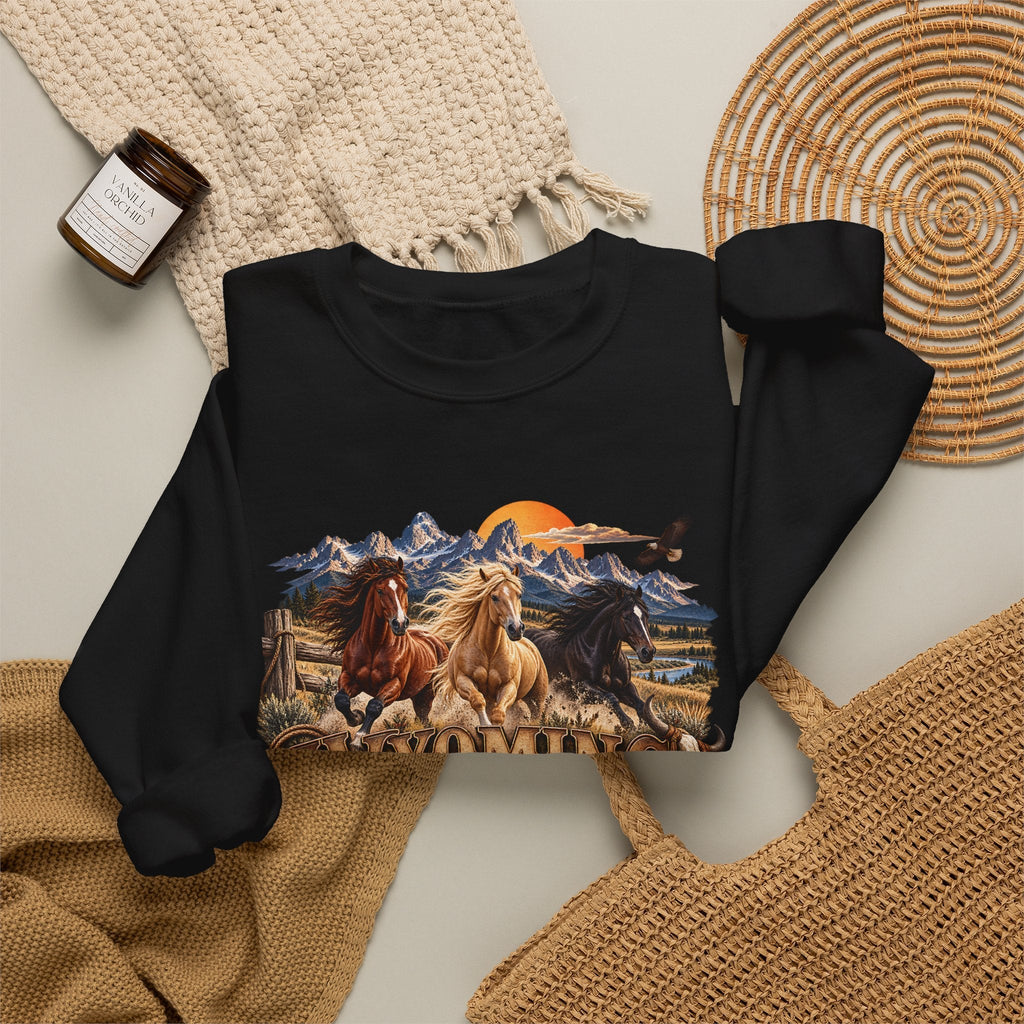 Wyoming Pferde Sweatshirt – Sweatshirt von Kalabula