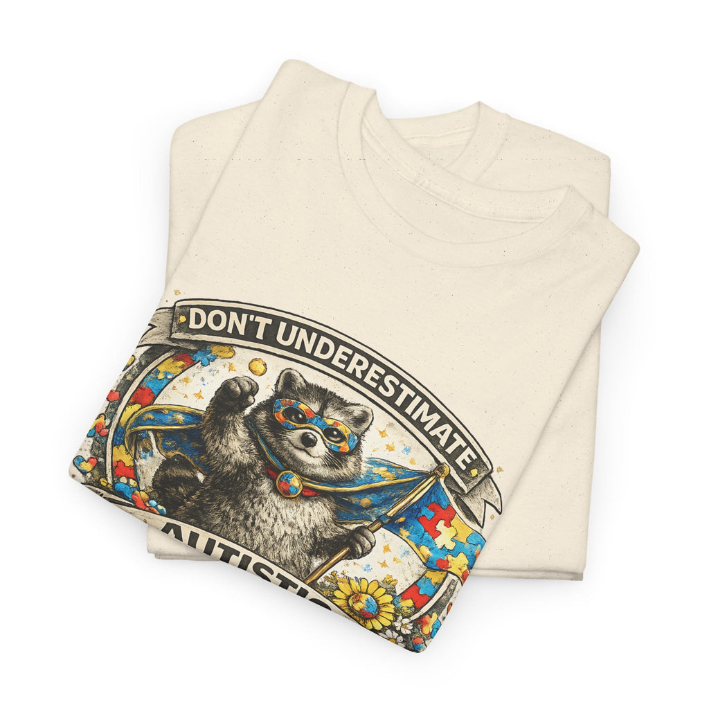 Autism Superpowers T-Shirt – „Unterschätze Autismus nicht“ Grafik-T-Shirt