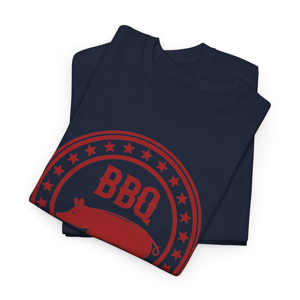 BBQ Pig T-Shirt – Vintage Red Barbecue & Grill Grafik-T-Shirt