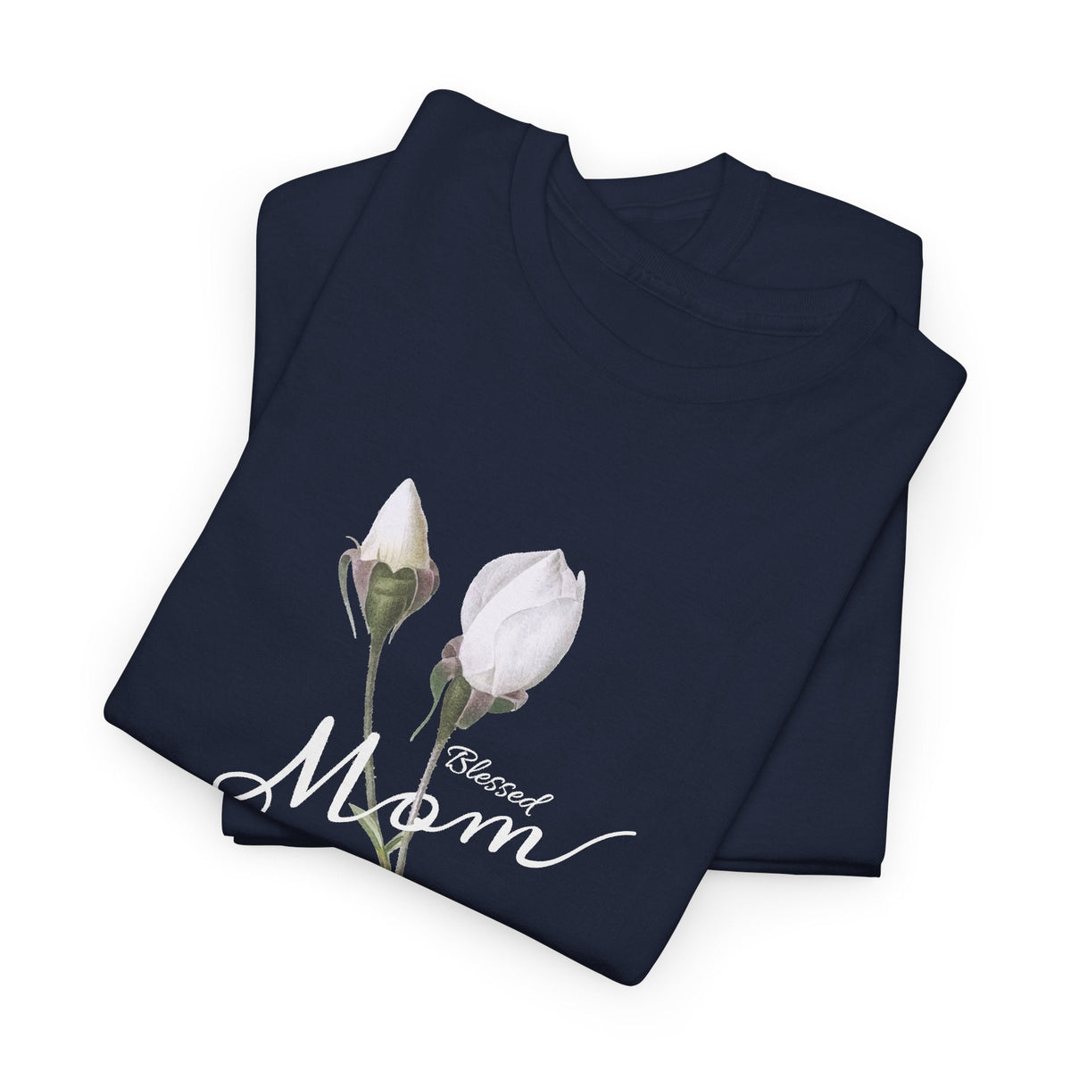 Mom Floral T-Shirt – Minimalistisches Damen-Baumwollshirt Grafik-T-Shirt