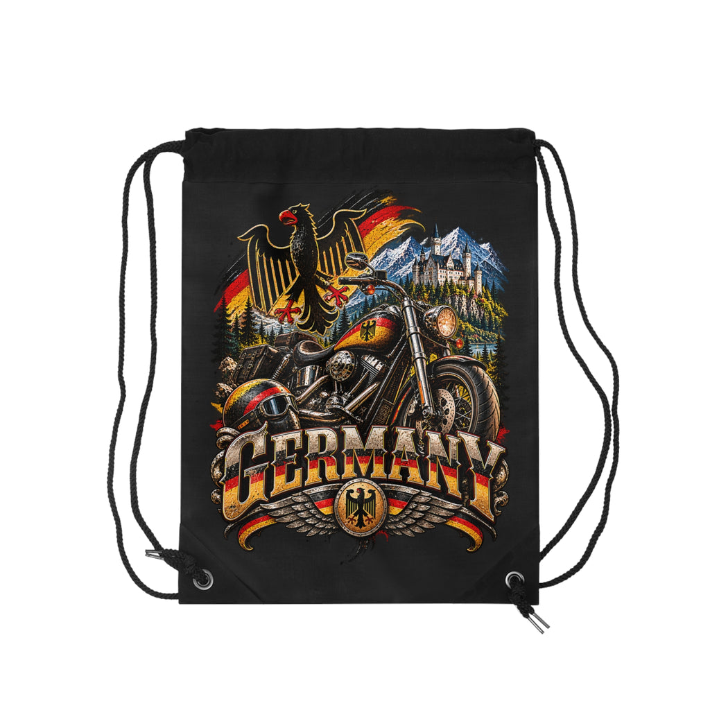 Deutschland Biker Turnbeutel – Motorrad & Adler Design von Kalabula