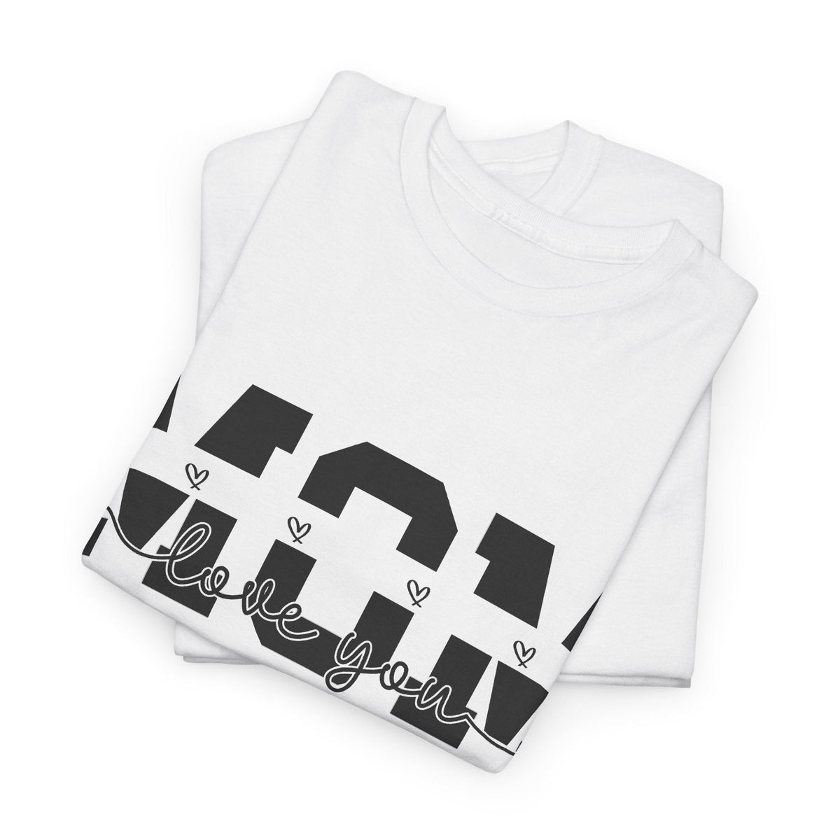 “Mom, I Love You” T-Shirt – Minimalistisches Muttertagsgeschenk T-Shirt