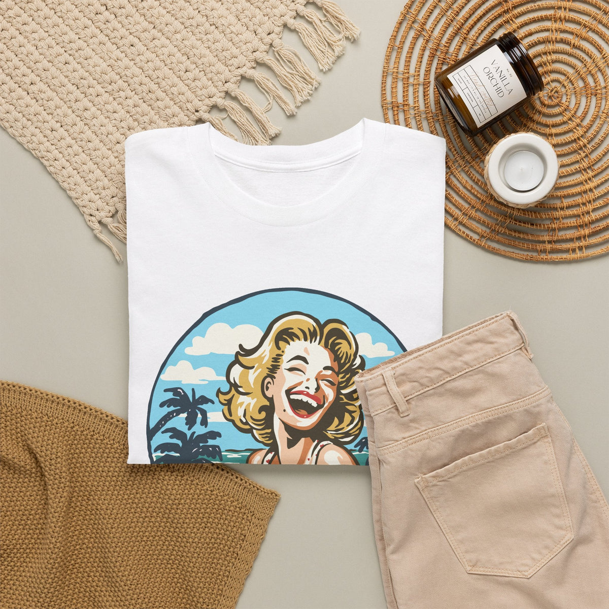 California Vintage T-Shirt – Retro-Sommer Grafik-T-Shirt