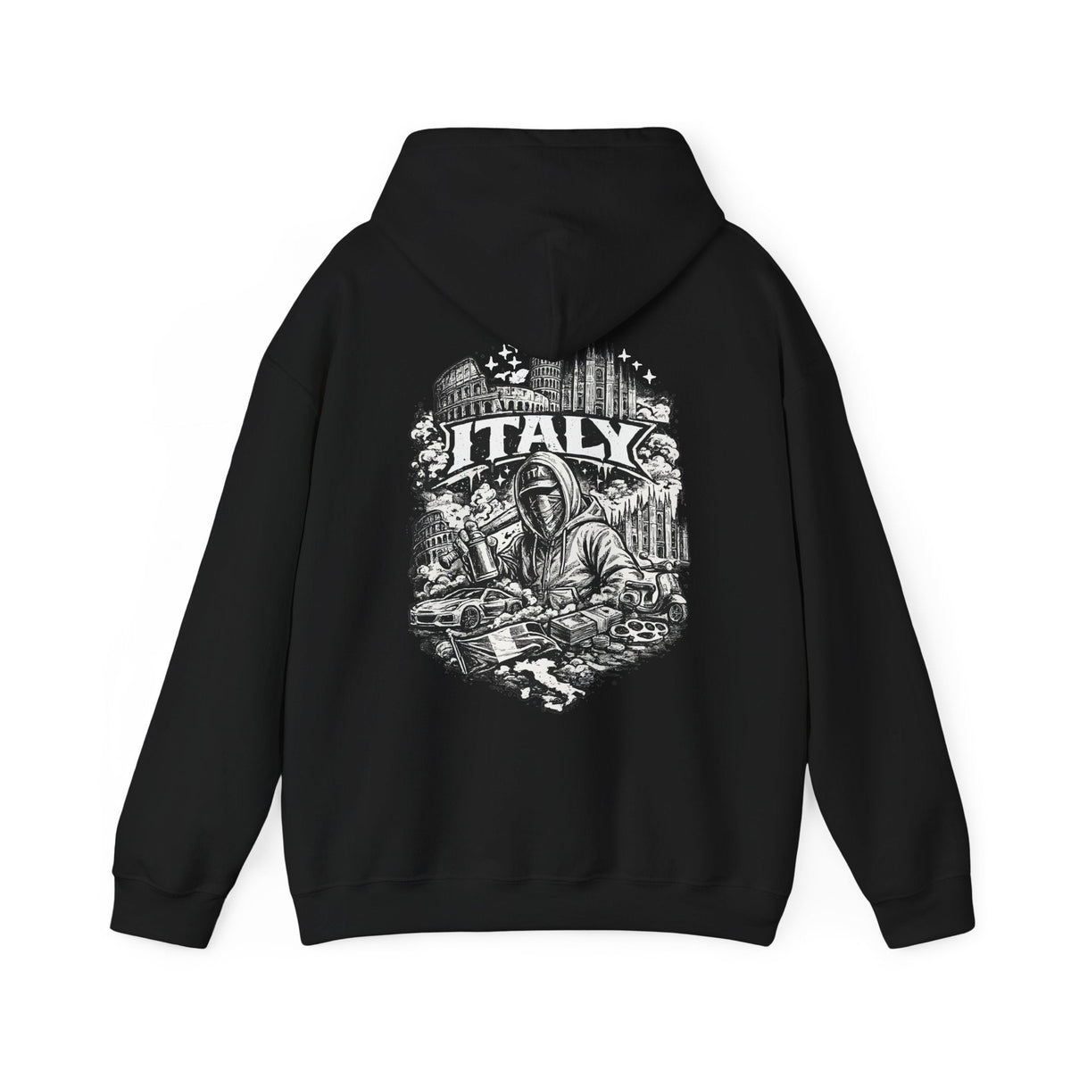 Italy Graphic Hoodie Vintage Reise & Kultur Hoodie – Kalabula
