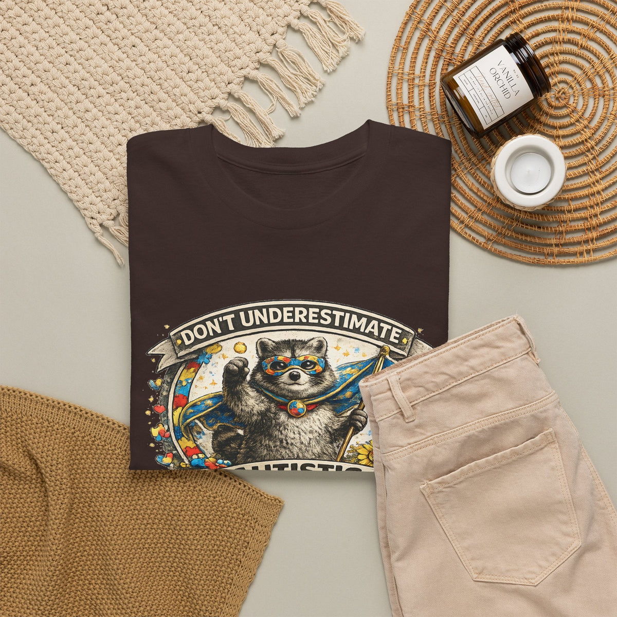 Autism Superpowers T-Shirt – „Unterschätze Autismus nicht“ Grafik-T-Shirt