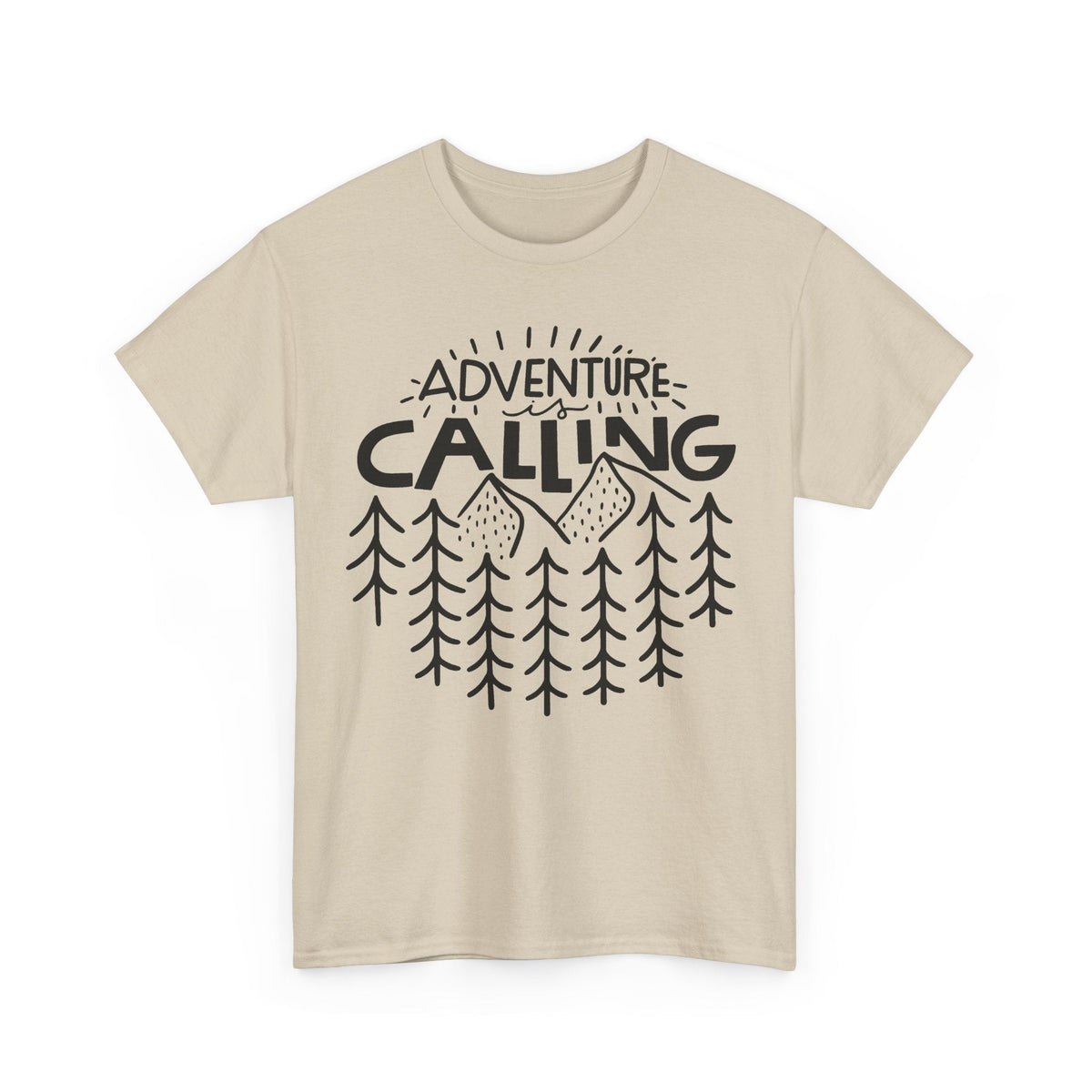 Adventure Is Calling T-Shirt – Outdoor-Abenteuer Grafik-T-Shirt