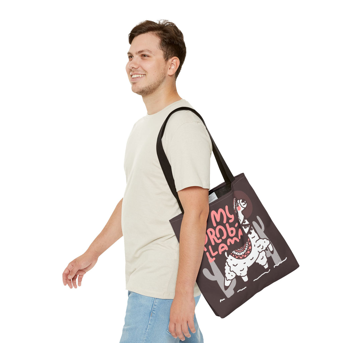 No Prob-Llama Stofftasche – Lustiges Lama Design
