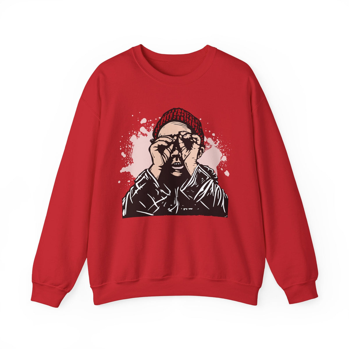 Beanie Portrait Sweatshirt – Sweatshirt von Kalabula