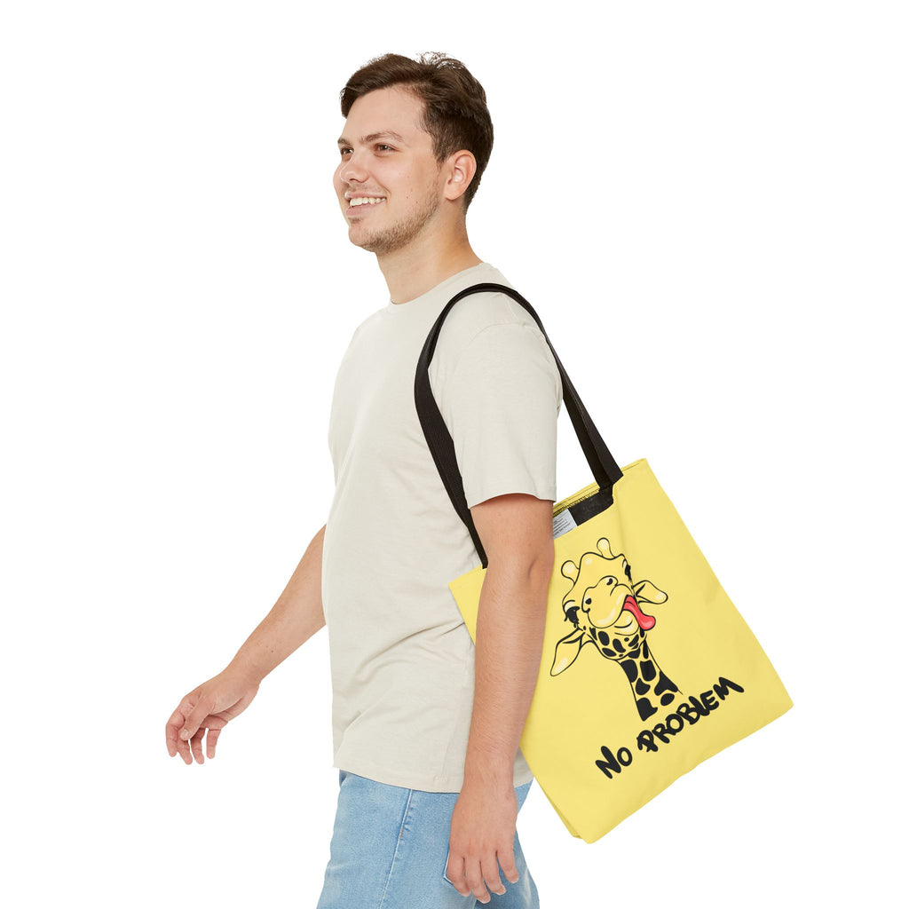 No Problem Stofftasche – Lustige Giraffe