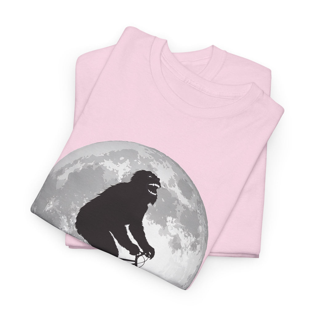Bigfoot Bicycle T-Shirt – Mond & Natur-Abenteuer Grafik-T-Shirt