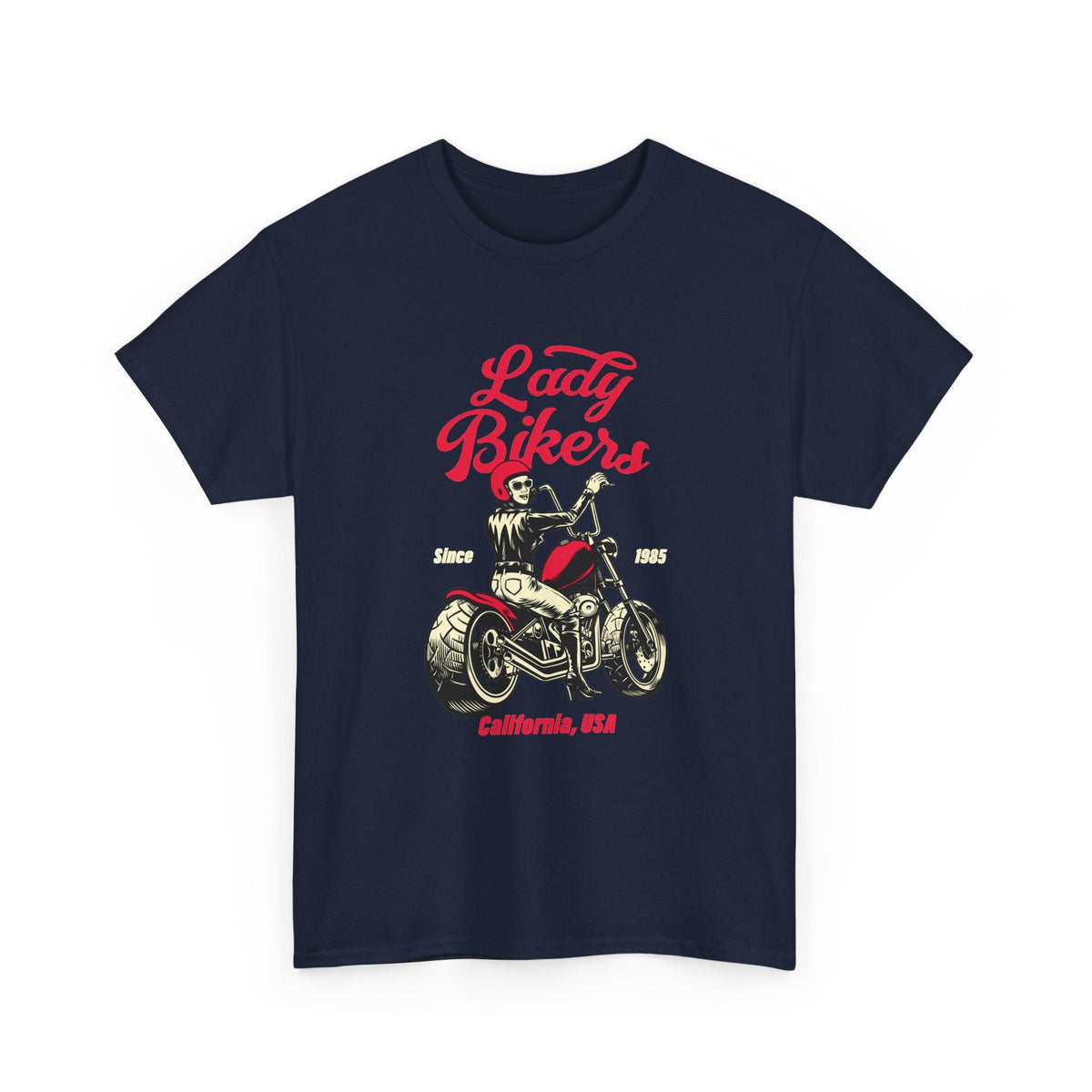 Vintage Biker T-Shirt – Kalifornien Chopper-Motorrad Grafik-T-Shirt