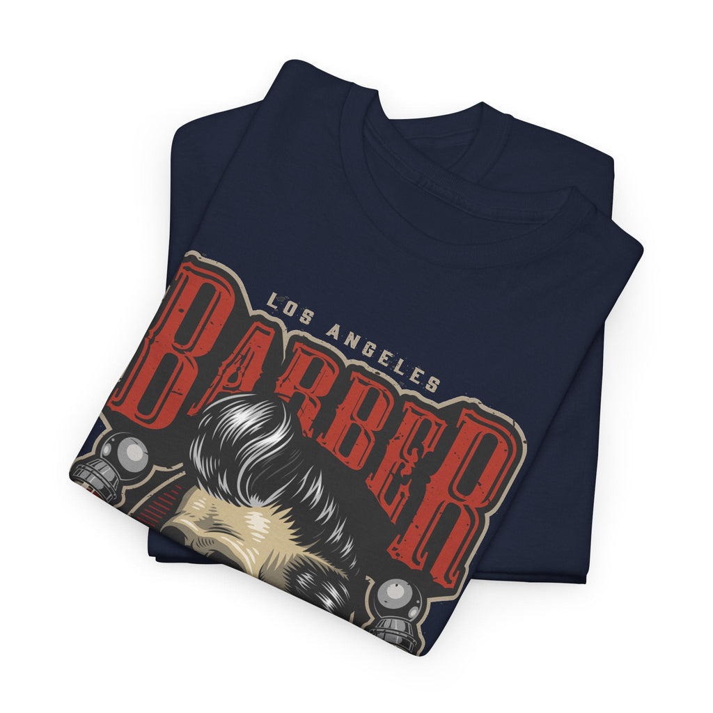 Barber Skull T-Shirt – Vintage Barbershop Grafik-T-Shirt