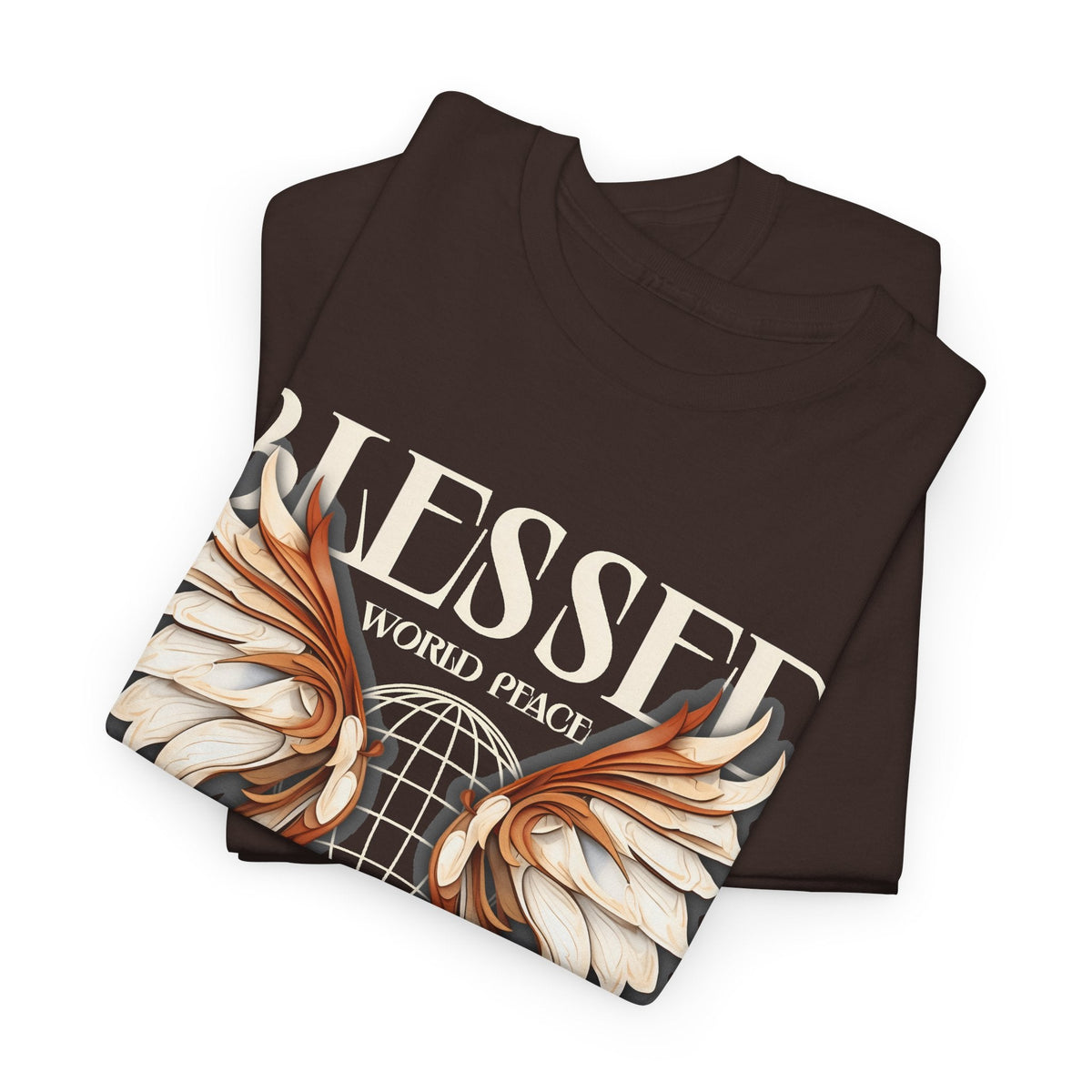 Blessed World Peace T-Shirt – Glaube & Frieden Streetwear Grafik-T-Shirt
