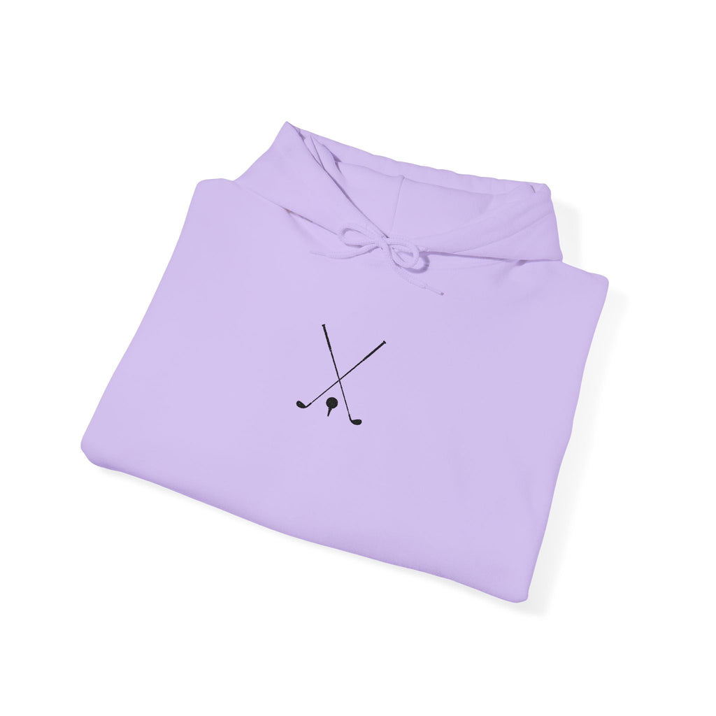 Golf Crossed Clubs Hoodie — Minimalistisches Golf-Design Hoodie – Kalabula