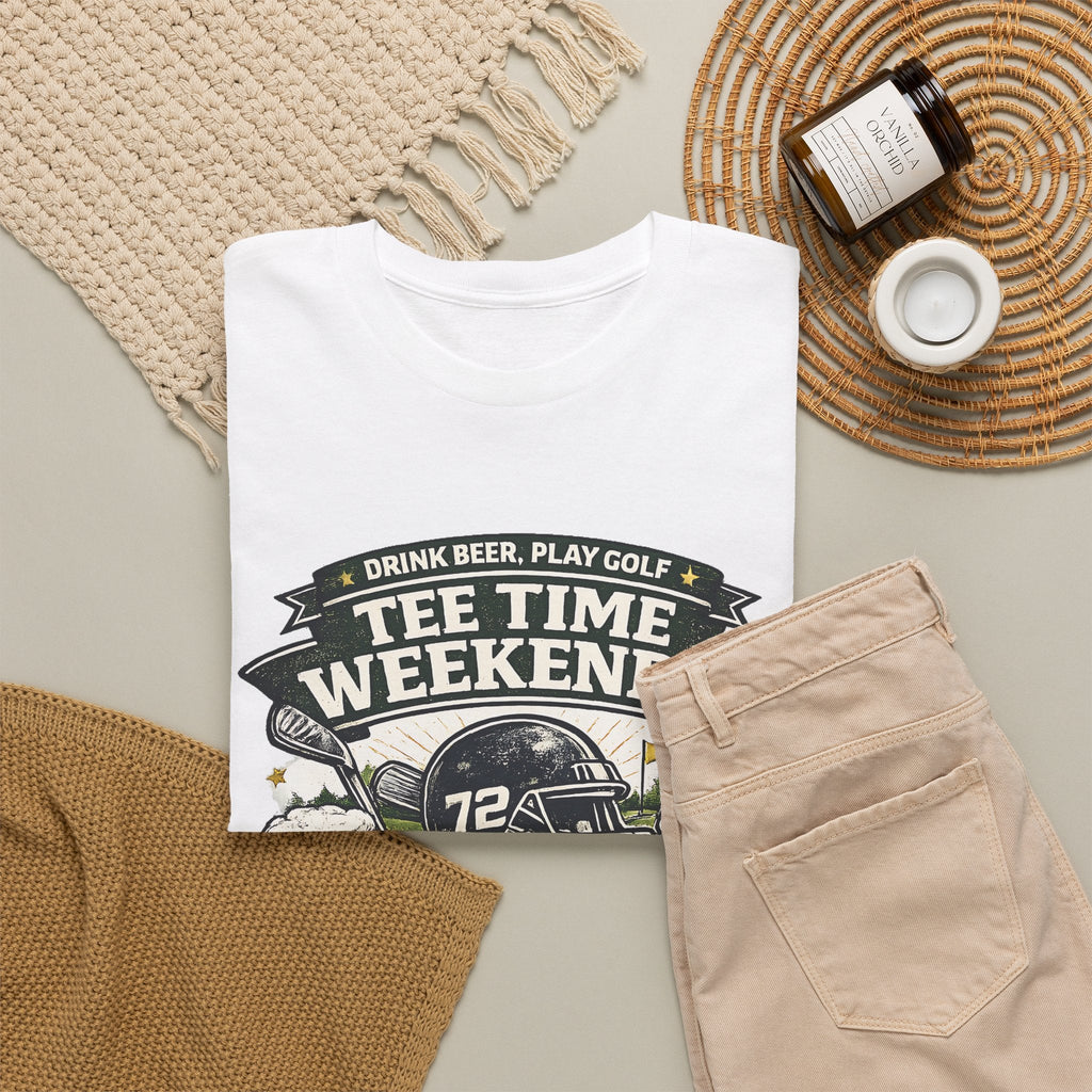 Golf & Beer T-Shirt – Lustiges Golf & T-Shirt Time Grafik-T-Shirt