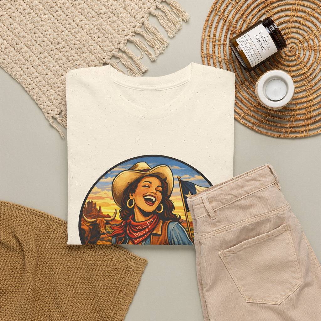 Texas Cowgirl T-Shirt – Vintage Western Texas Grafik-T-Shirt