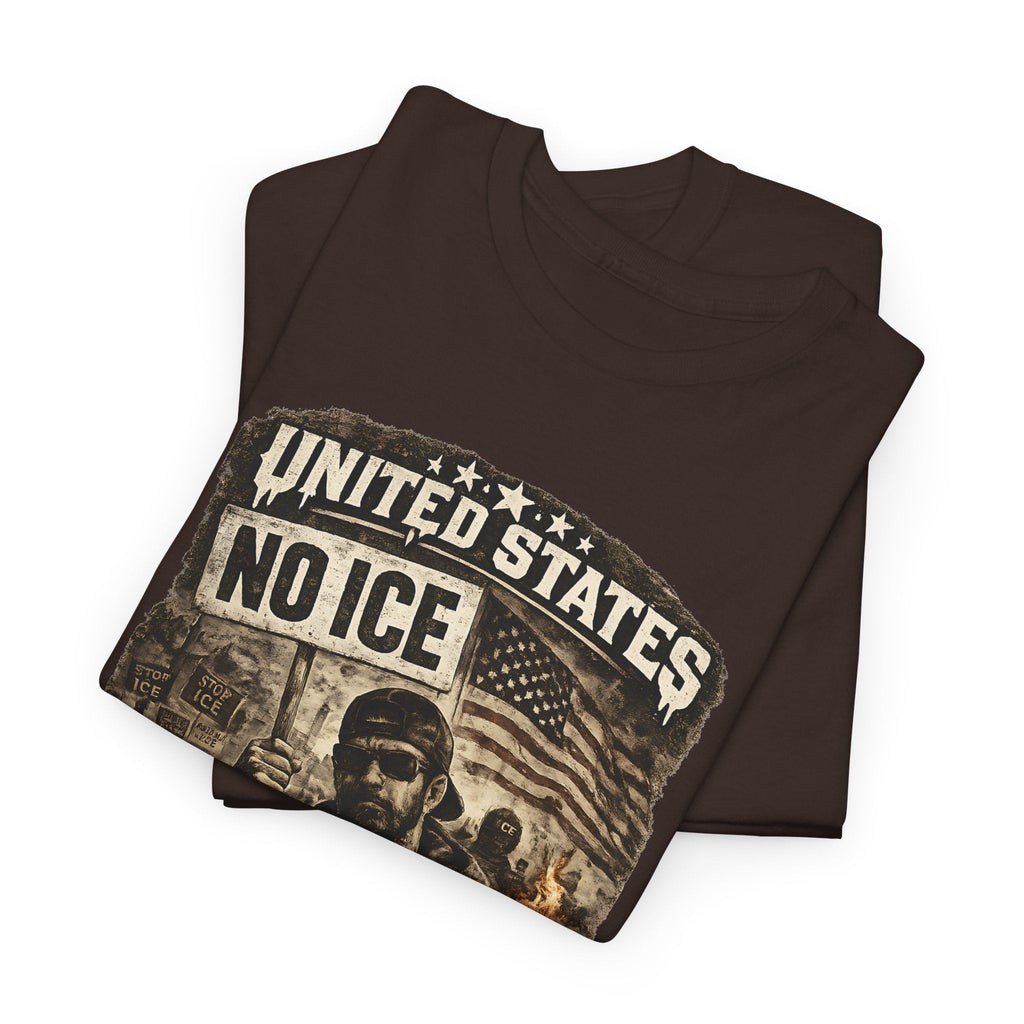 No ICE T-Shirt – USA Statement Streetwear Grafik-T-Shirt
