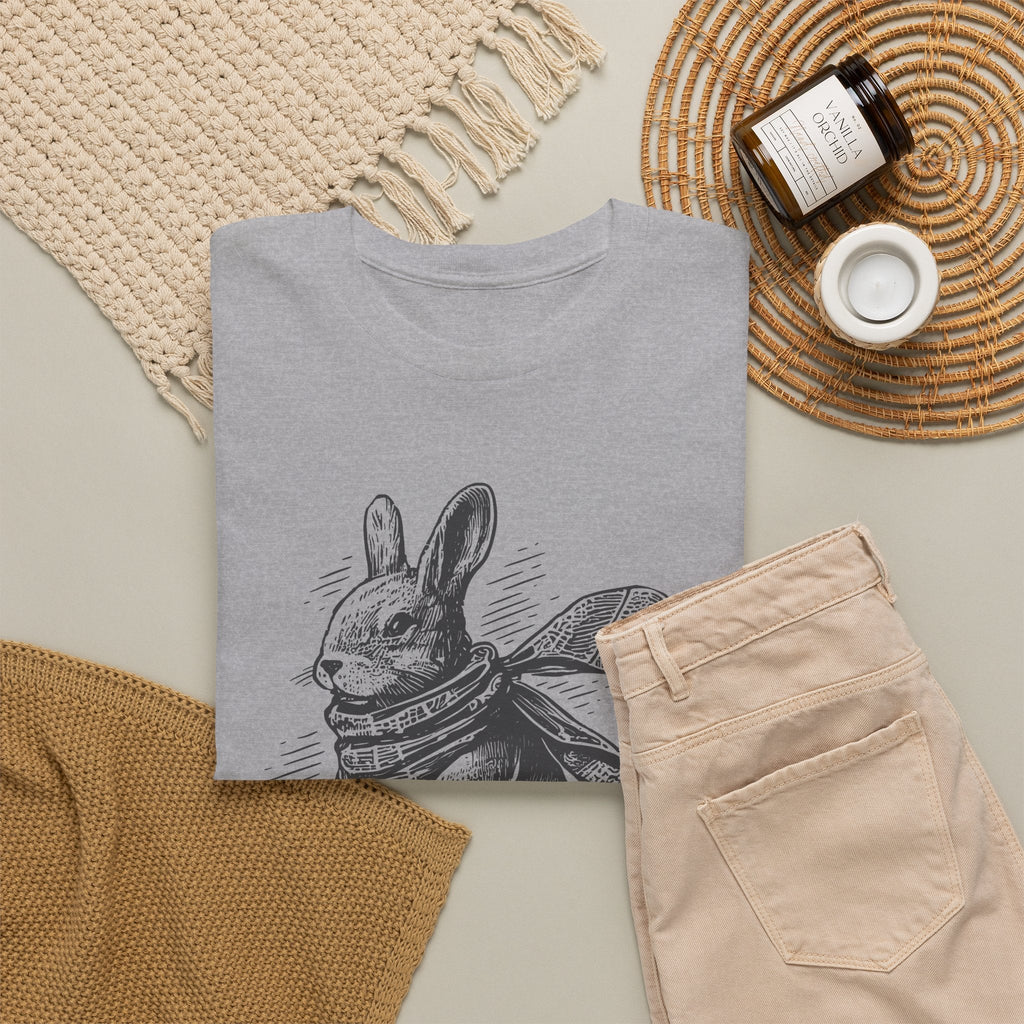 Bicycle Bunny T-Shirt – Lustiger Vintage-Hase Grafik-T-Shirt