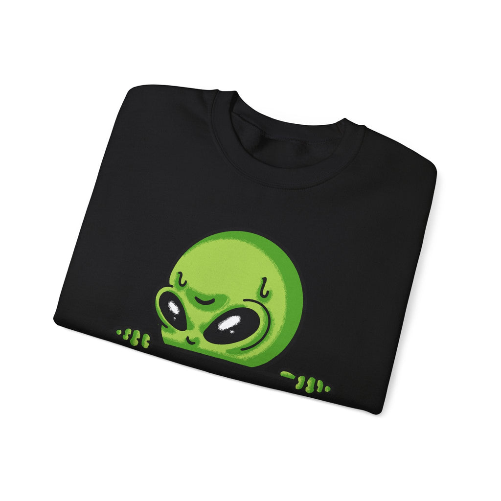 Alien Peeking Sweatshirt – Sweatshirt von Kalabula