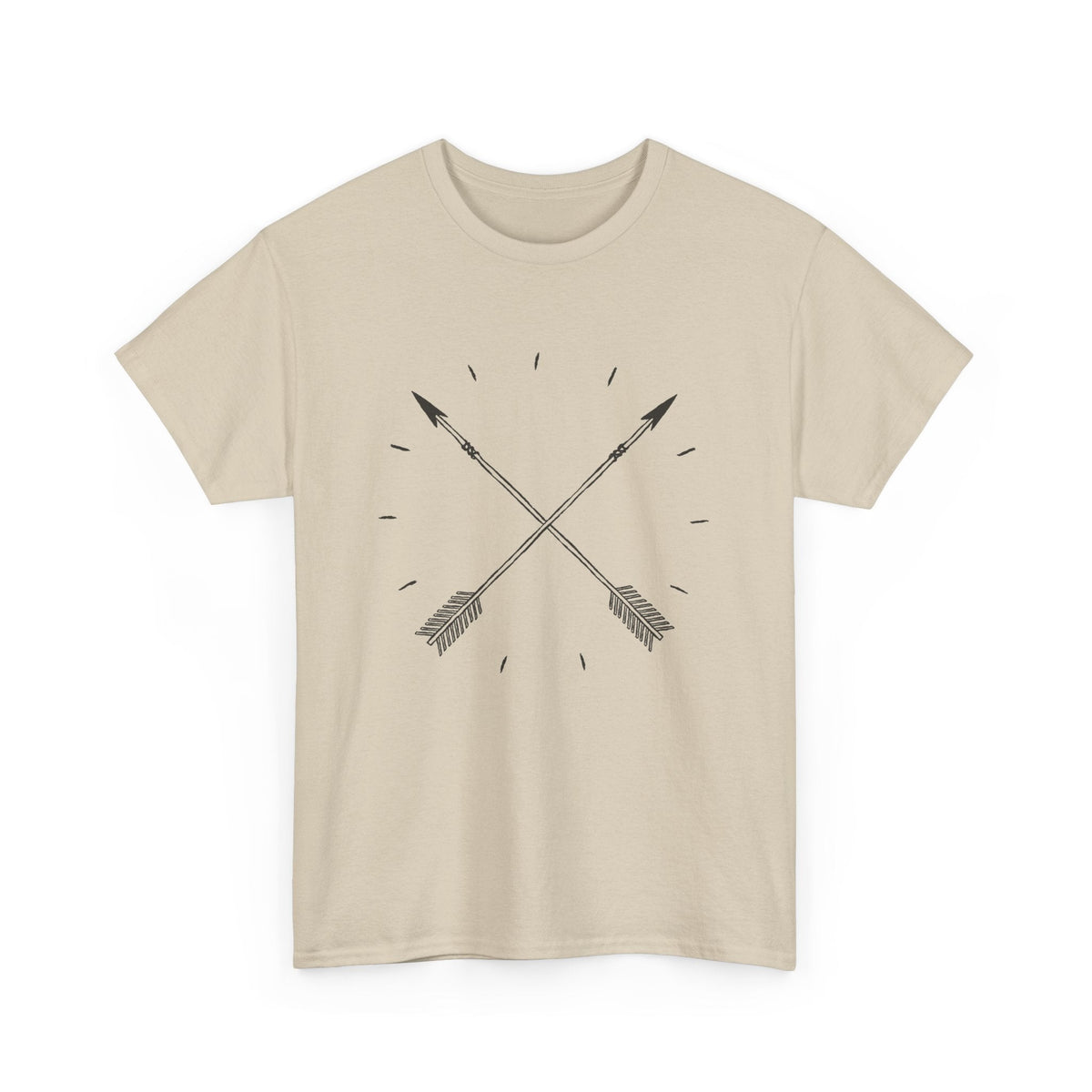 Crossed Arrows T-Shirt – Minimal Boho Outdoor & Abenteuer Grafik-T-Shirt