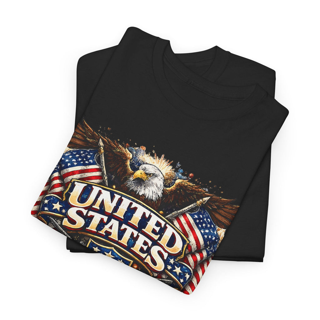 USA Patriotisch T-Shirt – US-Adler & Flagge Grafik-T-Shirt