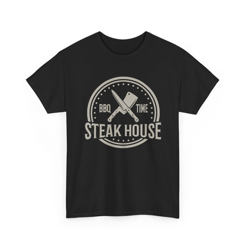 BBQ Steakhouse T-Shirt – Grillmeister & BBQ Grafik-T-Shirt