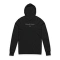 Poise & Grace Hooded Long Sleeve Tee — Minimalistisches Kronenmotiv – Kalabula