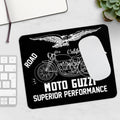 Moto Guzzi California Mousepad – Retro Motorrad Design – Mousepad von Kalabula, 23,2 × 19,4 cm