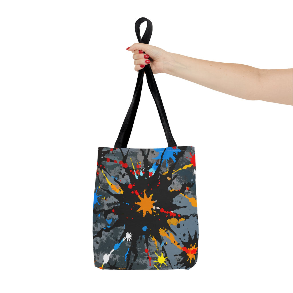 Abstrakte Kunst Stofftasche – Color Splash Design