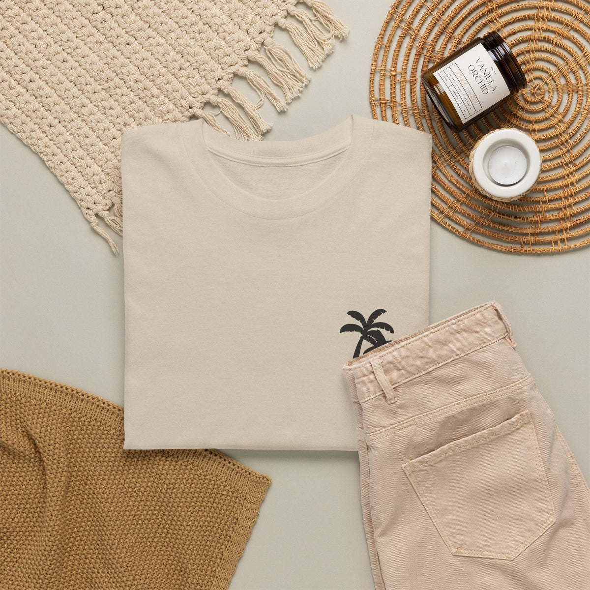 Minimal Palm Tree T-Shirt – Kalifornien Strand Grafik-T-Shirt